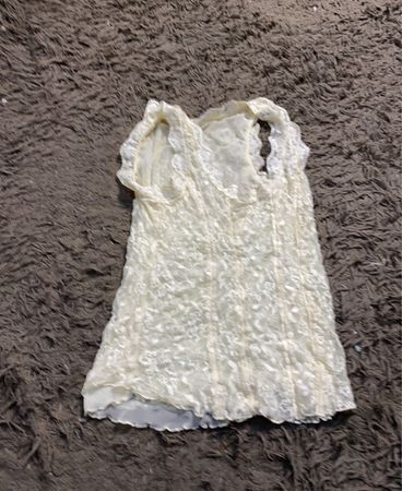 Cream Lace Tanktop