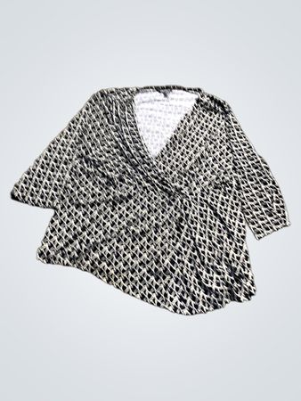 George Damen Geometrischer Druck Top
