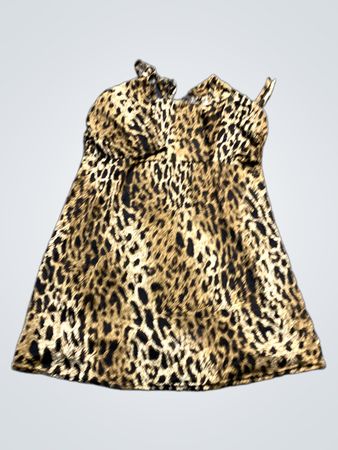 Leopardenmuster Haltertop