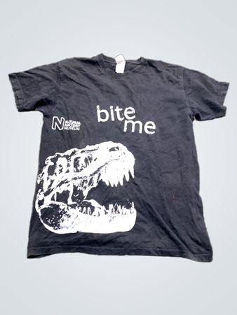 Bite Me T-Shirt mit Dinosaurier Grafik