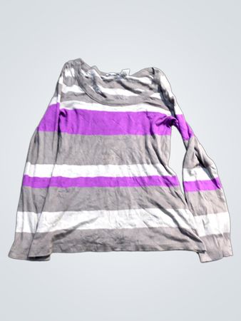 Annie Weyburn Gestreiftes Langarmshirt
