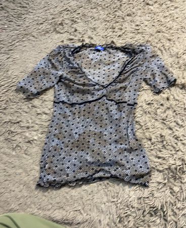Mexx Sheer Printed Mini Dress