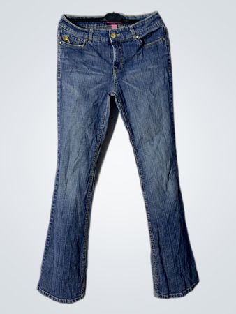 GLO Blue Denim Flare Jeans