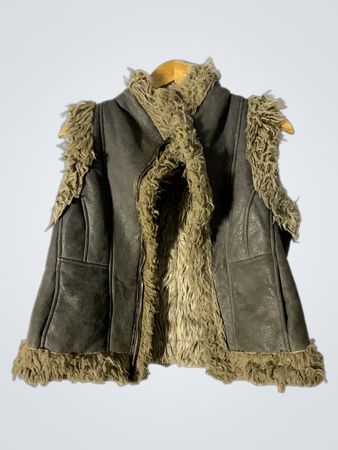 Faux Fur Besetzte Weste