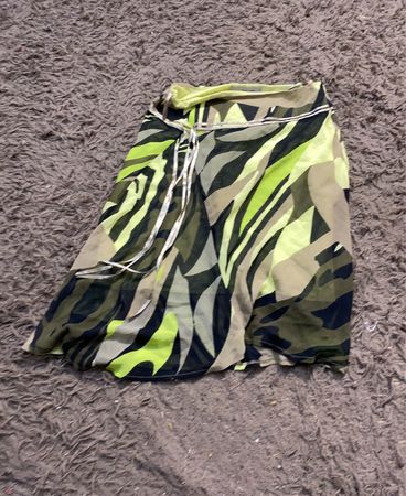 MORE & MORE Damen Zebra-Print Midi Rock