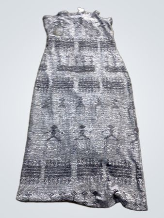 Graues gemustertes Kleid