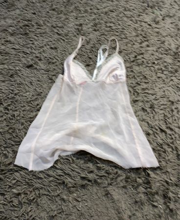 Pink Transparenter Babydoll