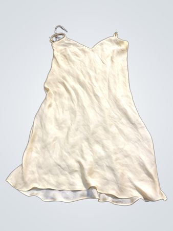 Gelbes Slipkleid
