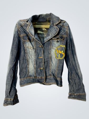 Giacca di jeans con decorazioni