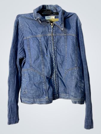 Coldwater Creek Denim- und Strickjacke