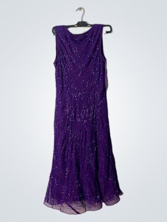 Berketex Purple Beaded Dress
