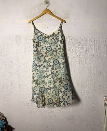 BLUE MOTION Floral Print Slip Dress