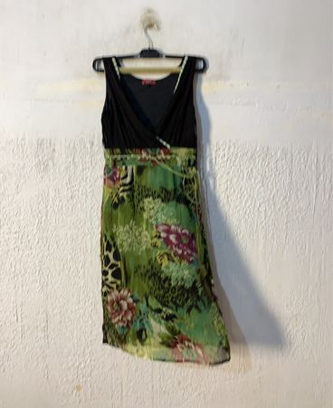LIV COLLECTION Ärmelloses Kleid mit Blumenmuster