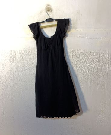 Schwarzes Onyx-Kleid