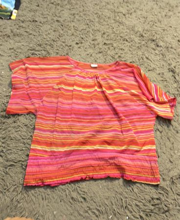 M&S Gestreiftes Kurzarm-Top