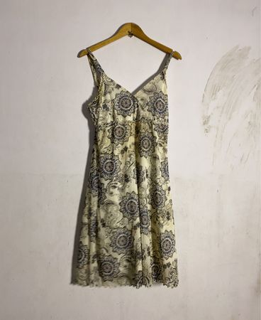 Blumenmuster Slipkleid