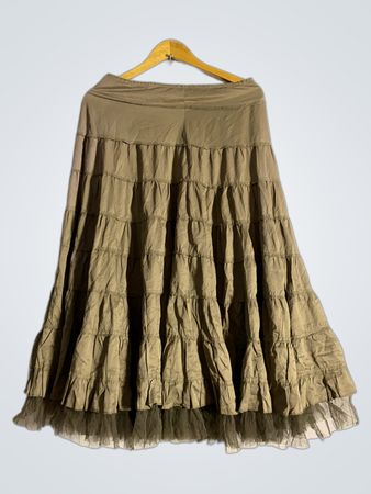 Gestufter Maxi-Rock