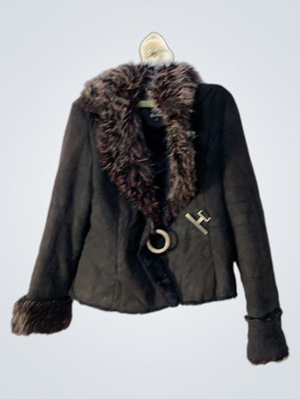 DuoDuo Faux Fur Trim Jacket