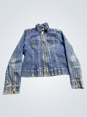Contrast Jeans Denim Jacket