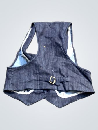 Blaues Denim-Weste