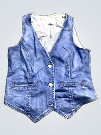 Denim-Weste