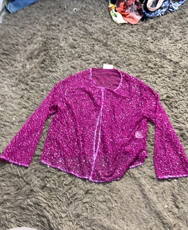 Wallis Petite Pink Sequin Cardigan