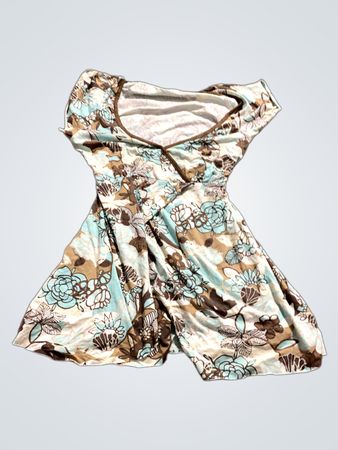 Blumenmuster Wickeloberteil