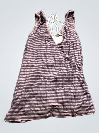 Lila Gestreiftes Tanktop
