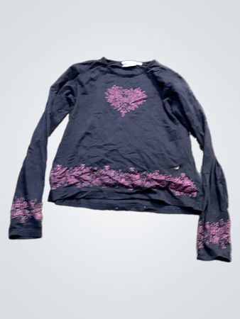 Überprüfen Sie dies von Lindex Mädchen Langarmshirt mit Herzgrafik