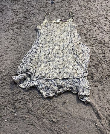 ROMA & ROMA Floral Print Ruffle Dress