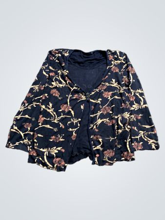 Blumenmuster Cardigan