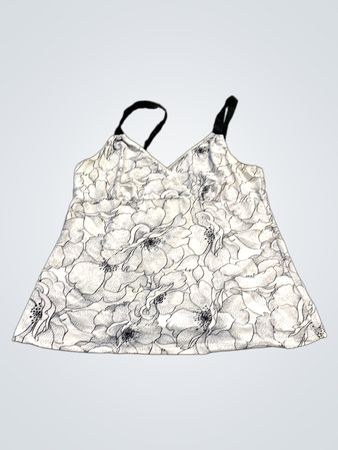 Weißes Blumencamisole