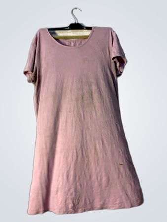 Rosa T-Shirt Kleid