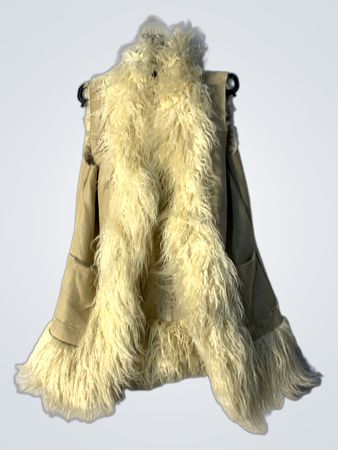 A&G Fur Trimmed Vest