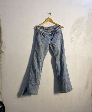 MISS SIXTY Hellblaue Schlagjeans