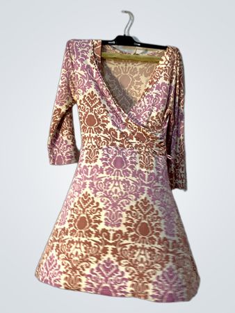 INKBLUSH Damen Pink Floral Print Wickelkleid