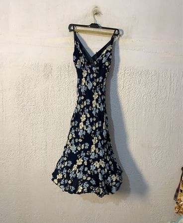 SIMPLE WISH Blumenmuster Midikleid