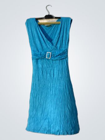 Blaues KLASS Kleid mit Schnallendetail