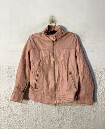 Vera Pelle Pink Lederjacke