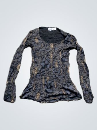 PLEIN FUTUR PARIS Langarm-Top
