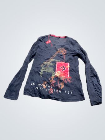 Langarm-T-Shirt mit Grafikdruck