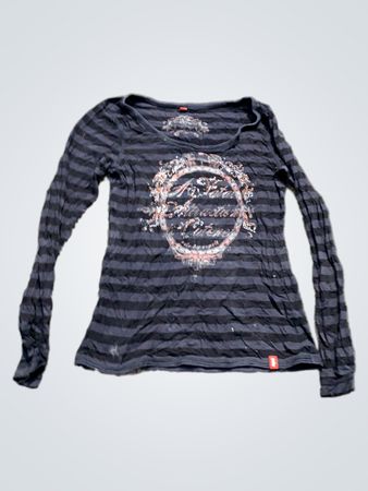 Esprit langärmliges gestreiftes T-Shirt