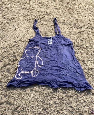 Blaues Tanktop mit Winnie the Pooh Grafik