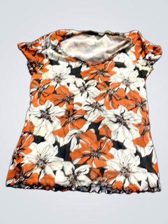 Blumenmuster-Oberteil