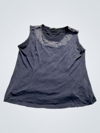 My Style ärmelloses Top mit Paillettenverzierung