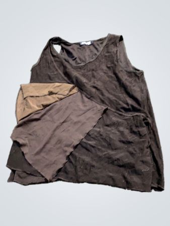 DEFINITIVE PARIS Braunes Tanktop