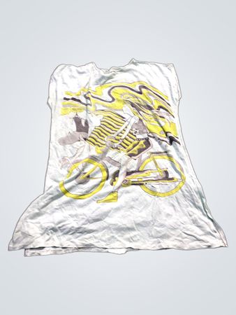 Hellblaues T-Shirt mit Grafikdruck