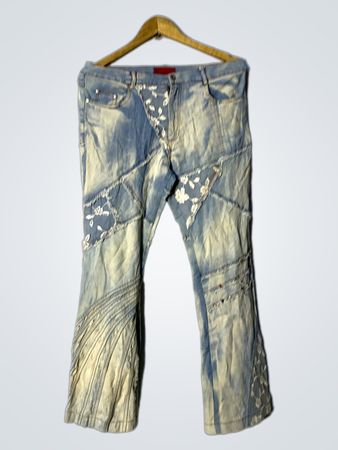 CLASSIC JEANS Patchwork Flare Jeans
