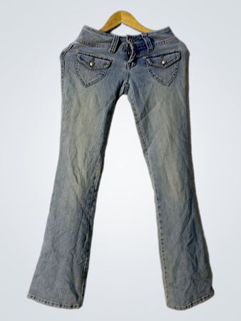 Bubblegum Damen Flared Jeans