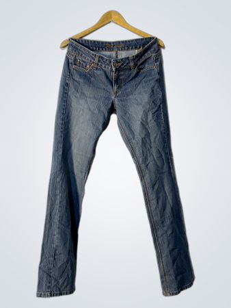 Riders Premium Damen Bootcut Jeans mit Schmetterlingsstickerei